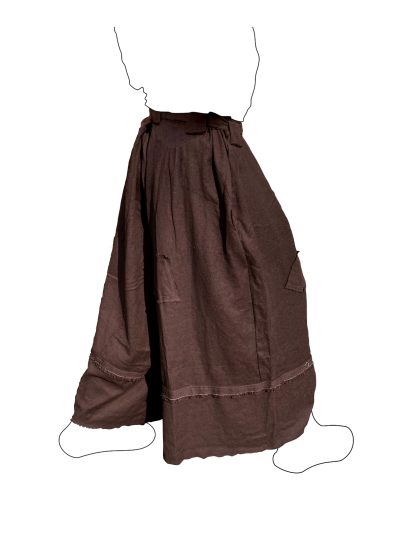 Trollfelsen Mittelalter Gewandung Samurai Ronin Japan Hose Kenshin Braun Puppe_1_